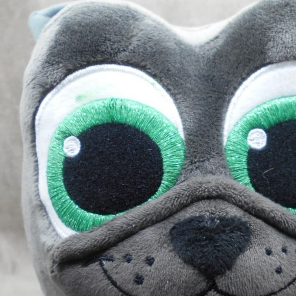 Disney Store Puppy Pals Bingo 10" Plush Black/Gray Pug Dog - Picture 7 of 8